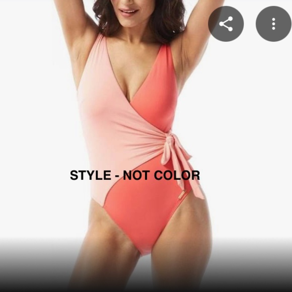 NWT Size 10 One Piece blue swimsuit - Vince Camuto - Picture 7 of 7